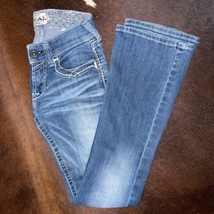 "Ariat Real Denim" women's bootcut jeans. Size: 26R